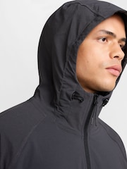 Антрацит - флисовая толстовка на молнии Nike Obsiian Tech - Image 7 of 8