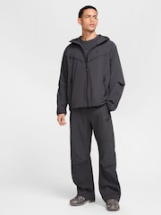 Антрацит - флисовая толстовка на молнии Nike Obsiian Tech - Image 8 of 8