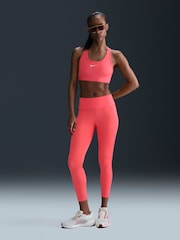 Nike Ember Red Fast Mid Rise 7/8 Leggings - Image 1 of 6