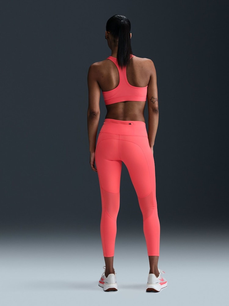Ember Red - Nike Fast Mid Rise 7/8 Leggings - Image 3 of 6