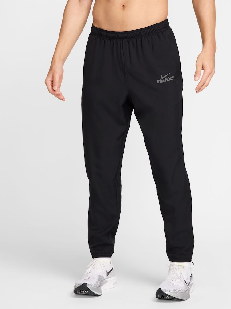 Nike Black Dri-FIT Flash Challenger Woven Running Joggers - Image 1 of 4