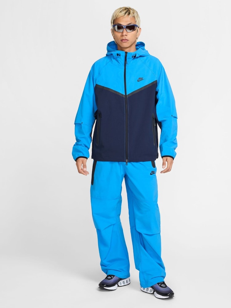 Обсидиановый - флисовая толстовка на молнии Nike Obsiian Tech - Image 13 of 13