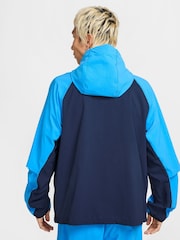 Обсидиановый - флисовая толстовка на молнии Nike Obsiian Tech - Image 2 of 13