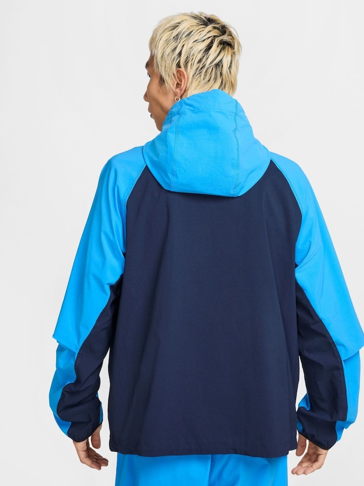 Обсидиановый - флисовая толстовка на молнии Nike Obsiian Tech - Image 2 of 13