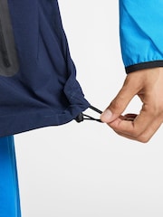 Обсидиановый - флисовая толстовка на молнии Nike Obsiian Tech - Image 9 of 13