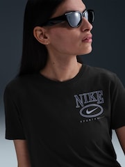 Nike Black Sportswear Club Short Sleeve T-Shirt - Image 4 of 12