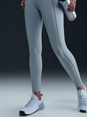 Nike Light Armory Blue One High Waisted Leggings - Image 4 of 6