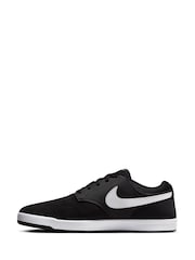 Черный/белый - Низкие замшевые кроссовки Nike Fokus - Image 2 of 8