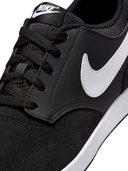 Черный/белый - Низкие замшевые кроссовки Nike Fokus - Image 7 of 8