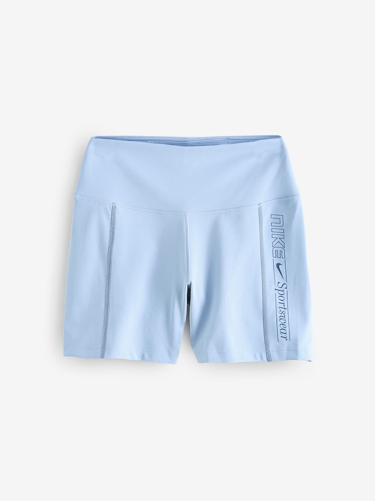 Nike Light Armory Blue One Dri Fit 5" Shorts - Image 7 of 7