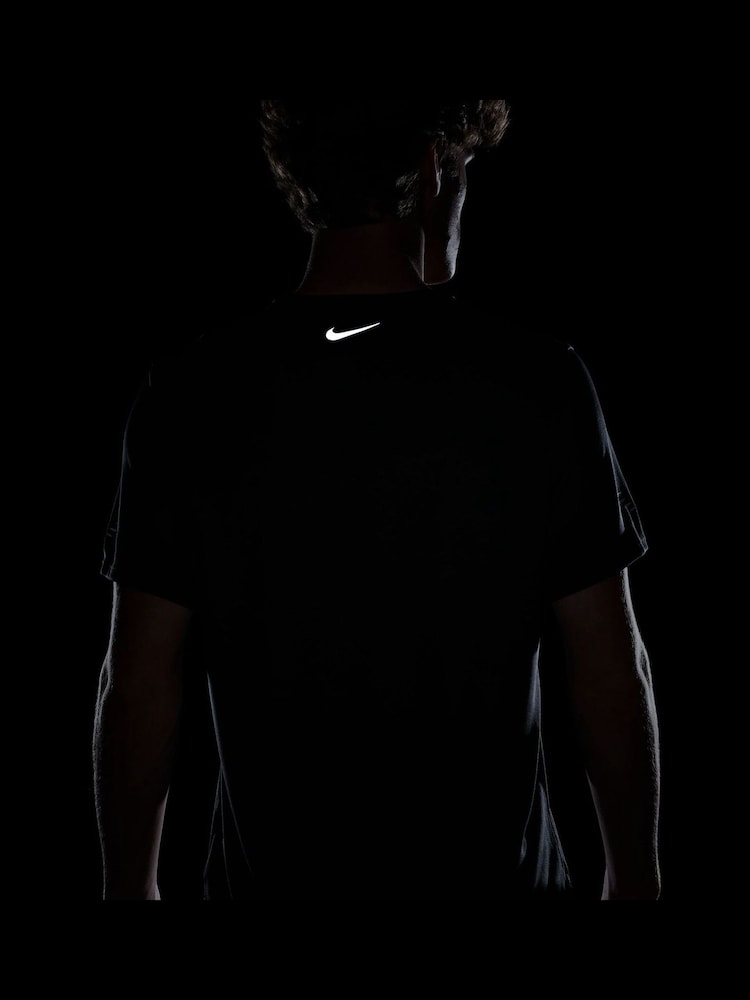 Nike Black Dri-FIT Flash Miler Running T-Shirt - Image 7 of 7