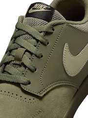 Оливково-зеленые - Низкие замшевые кроссовки Nike Fokus - Image 7 of 8