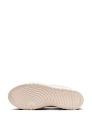 Nike White Court Vision Alta Trainers - Image 6 of 8