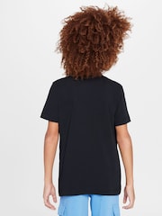 Nike Black Sports Inpsired Graphic 100% Cotton T-Shirt - Image 3 of 6