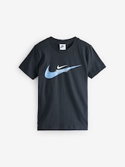 Nike Black Sports Inpsired Graphic 100% Cotton T-Shirt - Image 6 of 6