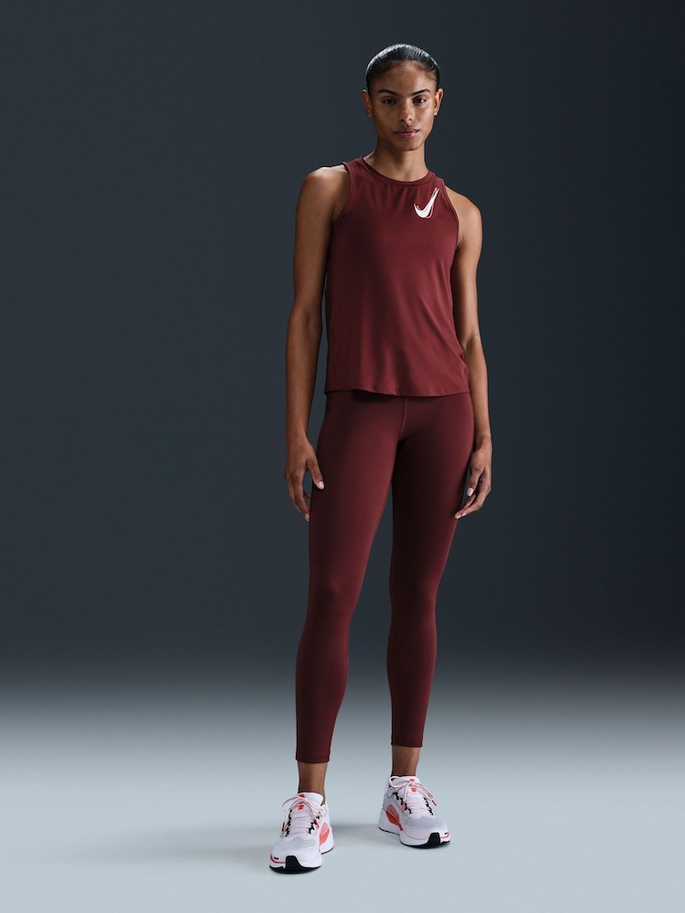 Dark Team Red - Camiseta de tirantes para correr con logotipo One Dri-FIT de Nike - Imagen 1 de 5