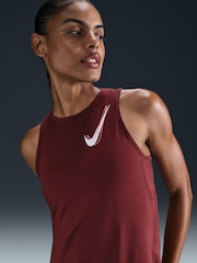 Dark Team Red - Camiseta de tirantes para correr con logotipo One Dri-FIT de Nike - Imagen 3 de 5