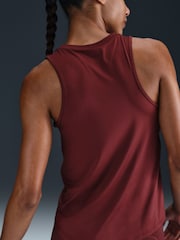 Dark Team Red - Camiseta de tirantes para correr con logotipo One Dri-FIT de Nike - Imagen 4 de 5
