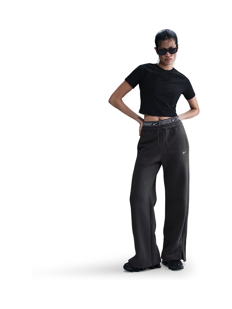 Nike Anthracite Sportswear Phoenix Fleece Joggers - Image 6 of 10