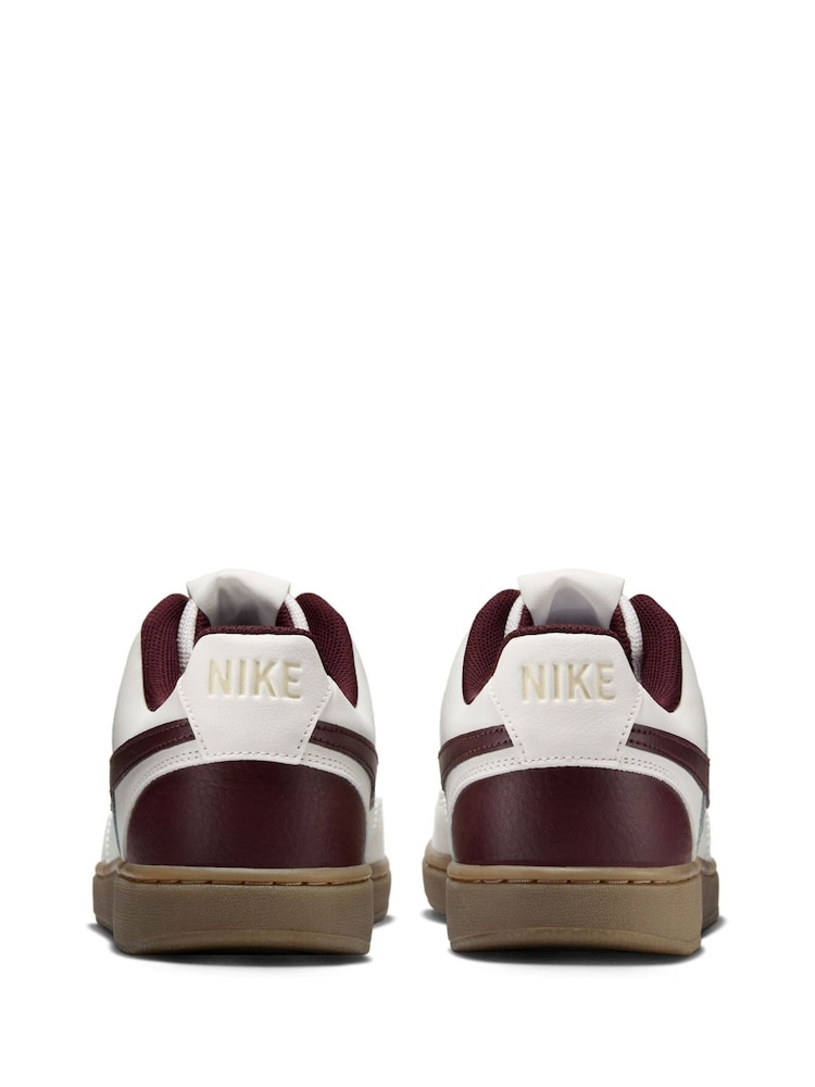 Weiß/Braun - Nike Court Vision Low-Top-Turnschuhe - Image 5 of 10