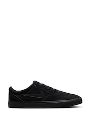 Nike Black Charge Suede Low Trainers - Image 1 of 8