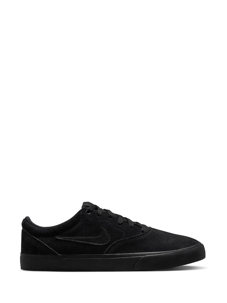 Nike Black Charge Suede Low Trainers - Image 1 of 8