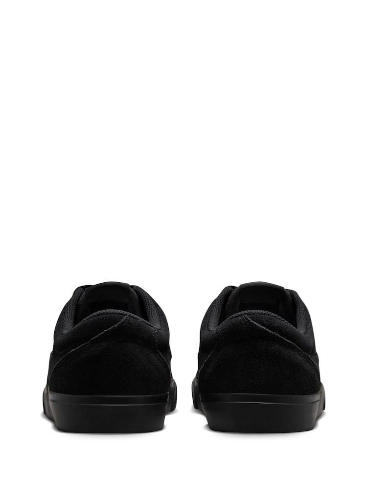 Nike Black Charge Suede Low Trainers - Image 4 of 8