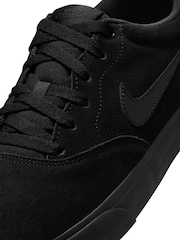 Nike Black Charge Suede Low Trainers - Image 7 of 8