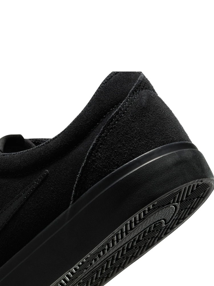 Nike Black Charge Suede Low Trainers - Image 8 of 8