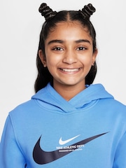 Nike Beyond Blue Sports Inspired Overhead Hoodie - Image 3 of 9