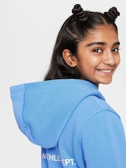 Nike Beyond Blue Sports Inspired Overhead Hoodie - Image 7 of 9
