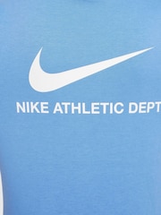 Nike Beyond Blue Sports Inspired Overhead Hoodie - Image 9 of 9
