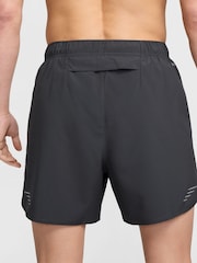 Nike Black Dri-FIT Flash 5 inch Challenger Running Shorts - Image 3 of 13