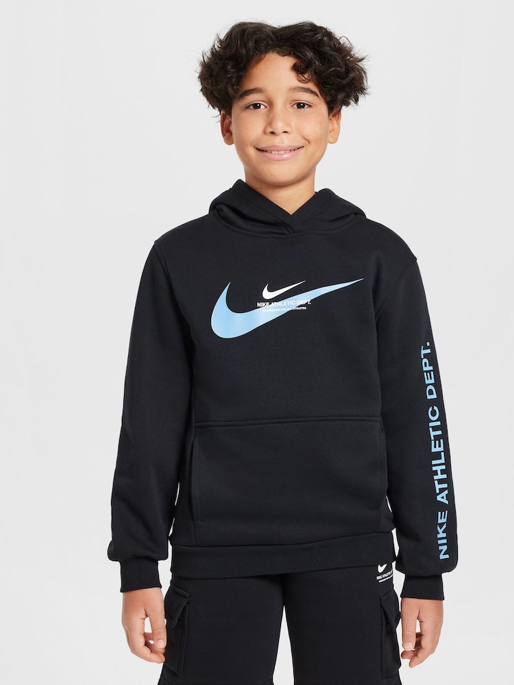 Negro - Sudadera deportiva con capucha y sin cierres Inspired de Nike - Imagen 1 de 9 Negro - Sudadera deportiva con capucha y sin cierres Inspired de Nike - Imagen 1 de 9