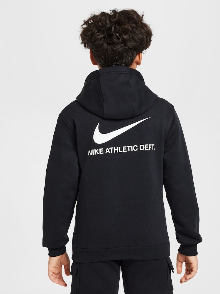 Nike Black Sports Inspired Overhead Hoodie - Image 2 of 9