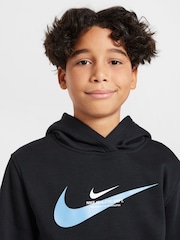 Nike Black Sports Inspired Overhead Hoodie - Image 3 of 9
