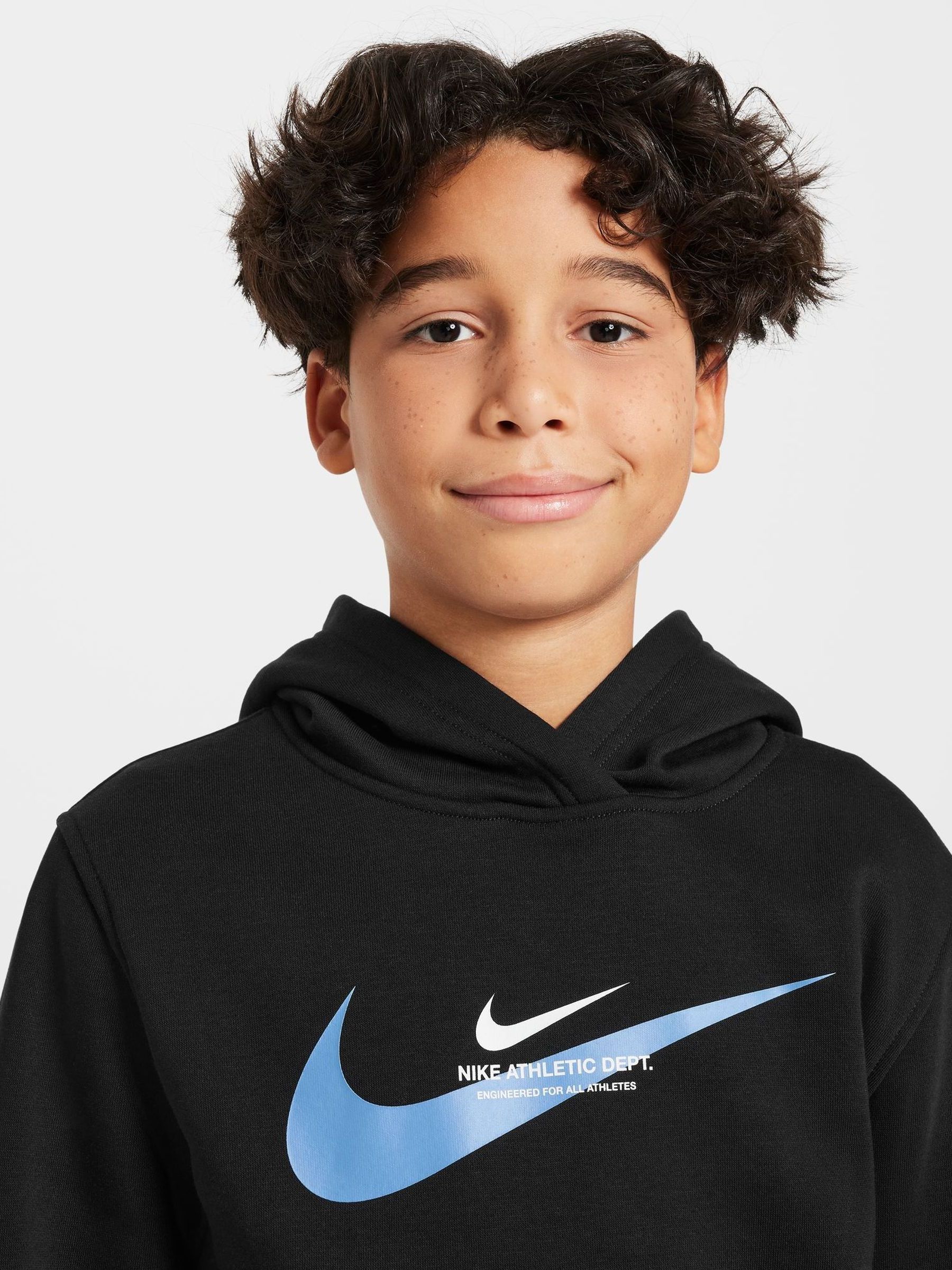 nike overhead black hoodie