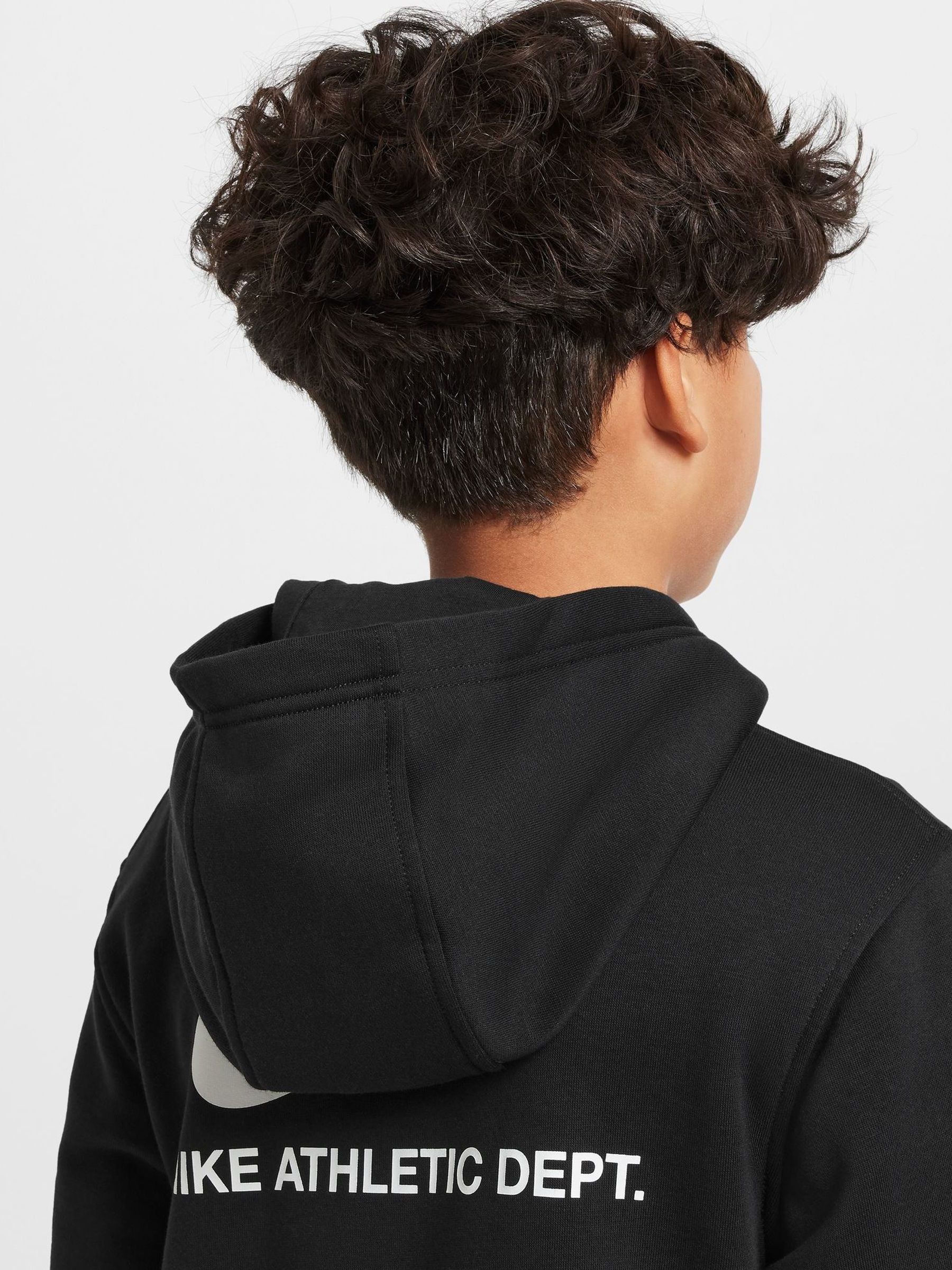 nike overhead black hoodie