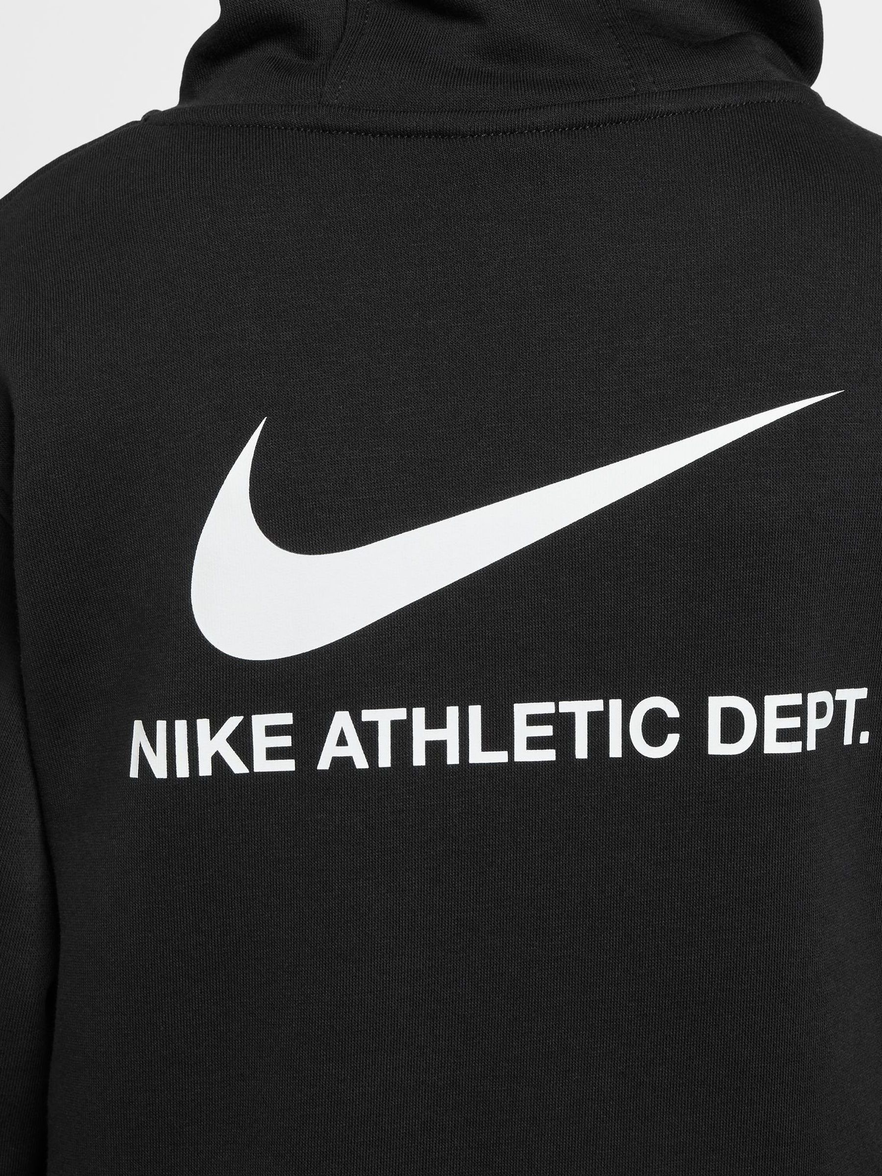 nike black tick hoodie