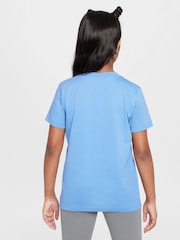 Nike Beyond Blue Sports Inpsired Graphic 100% Cotton T-Shirt - Image 2 of 5