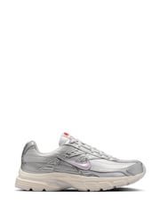 Nike Grey/Pink Initiator Retro Runner Trainers - Image 1 of 10