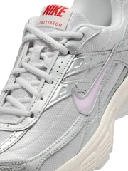 Nike Grey/Pink Initiator Retro Runner Trainers - Image 9 of 10