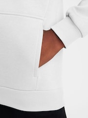 Nike White Club Fleece JDI Hoodie - Image 3 of 3