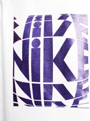 Nike White Club Fleece JDI Hoodie - Image 5 of 9