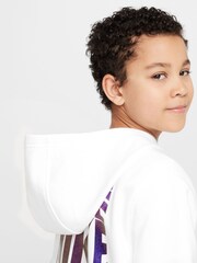 Nike White Club Fleece JDI Hoodie - Image 6 of 9