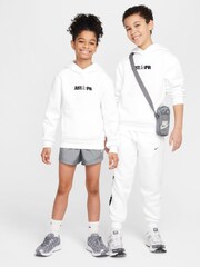 Nike White Club Fleece JDI Hoodie - Image 9 of 9