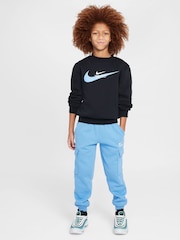 Nike Black Sports Inspired Crew Sweatshirt - Image 3 of 6