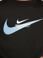 Nike Black Sports Inspired Crew Sweatshirt - Image 5 of 6