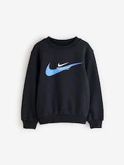 Nike Black Sports Inspired Crew Sweatshirt - Image 6 of 6