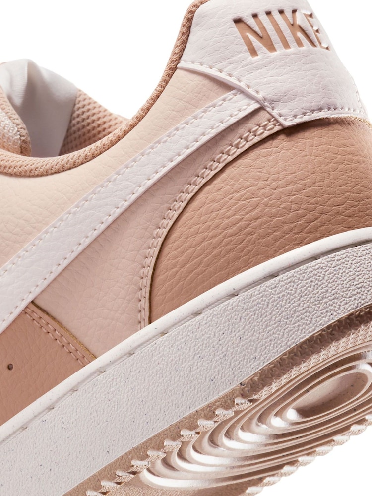 Nike Orange/White Court Vision Low Trainers - Image 10 of 10